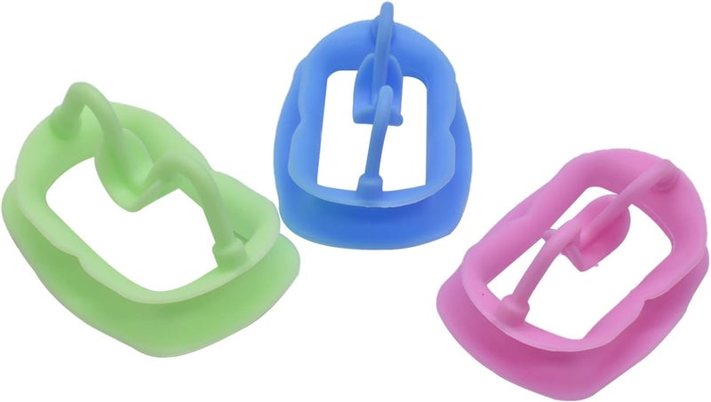 Angzhili 3 Pcs Silicone Mouth Opener, Dental Cheek Retractor for Teeth Whitening, Reusable Intraoral Lip Retractor (Multi-colored) - Image 3