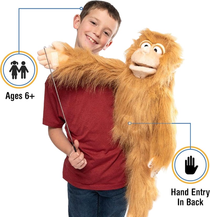 Silly Puppets 28-Inch Full Body Monkey Ventriloquist Puppet - Image 2