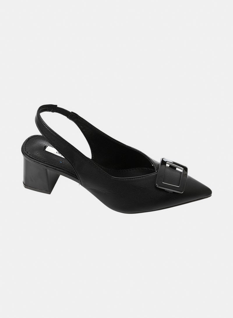 Dejavu Shoes JAL-DJTX-020 Premium Faux Leather Upper Heels -  For Women - Image 1