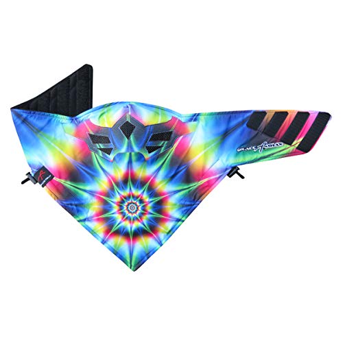 Grace Folly Half Face Mask for Cold Winter Weather. Use this Half Balaclava for Snowboarding, Ski, Motorcycle. (Many Colors) (Psychedelic) - Image 1
