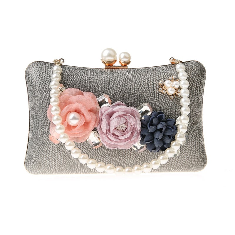 New Cute Flower Bag Fashion Pillow Bag Socialite Banquet Bag Dress Bag Wedding Beauty Skirt Matching Practical Lady - Image 5