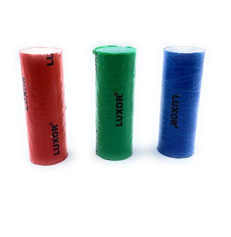 Fozti Luxor High Polishing Compounds Set of 3 Pink Green Blue for GoldPlatinum Silver for PreparationRemoving Scratches Imperfections Polishing for Jewellery MakingRepair Hobby Crafts DIY