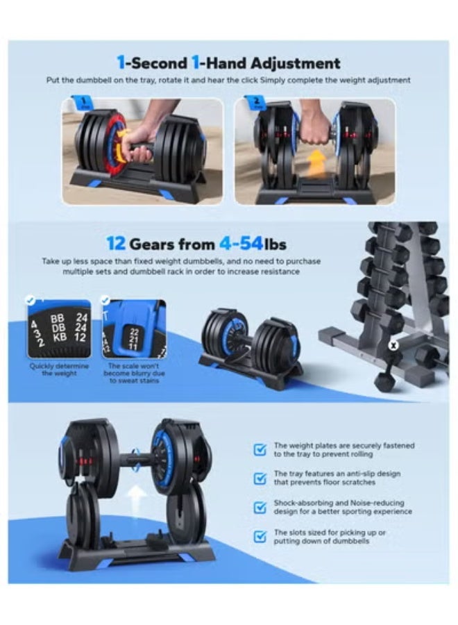 ميراتش مجموعة دمبل قابلة للتعديل 3 في 1 - Image 4