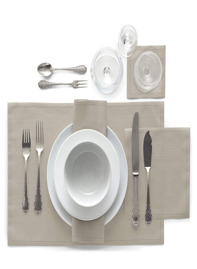 MY DRAP Linen Cocktail Napkins, Natural, 50 Units - Image 2