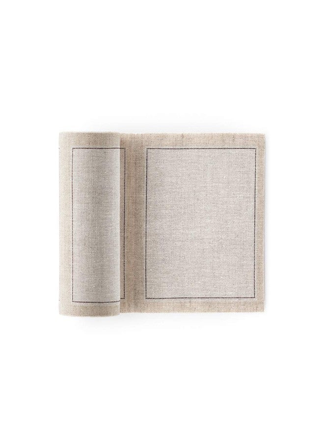 MY DRAP Linen Cocktail Napkins, Natural, 50 Units - Image 1