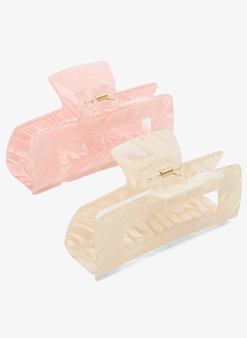 ايلا مشبك شعر مطبوع عبوتين - Image 2