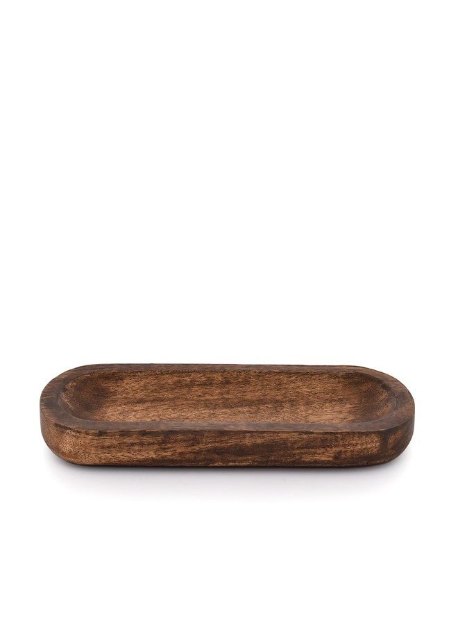 Kaizen Casa Incense Burner Stick Holder Ash Catcher Wooden Handmade Modern Gift Wood Home Decor Size (11" X 4" X 1") - Image 2