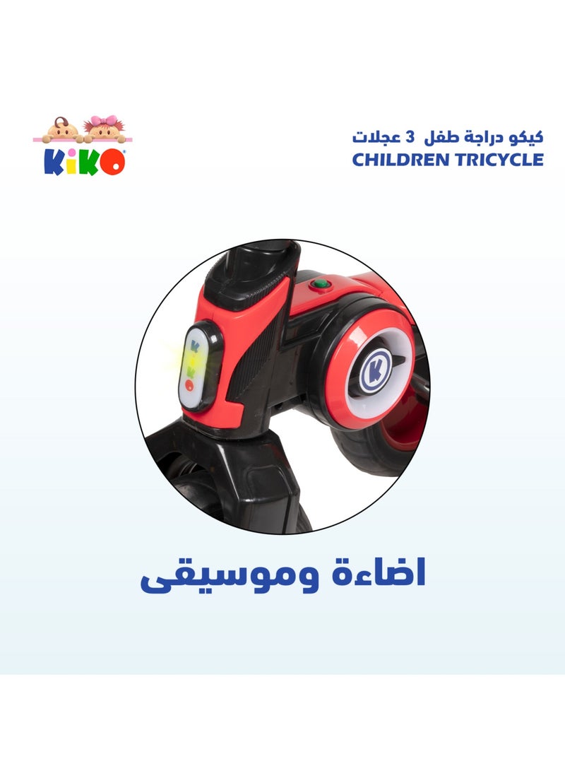 كيكو دراجة ثلاثية العجلات للأطفال مزودة بأضواء وموسيقى - Image 5