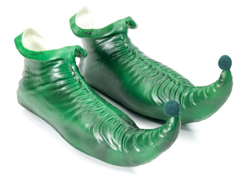 Rubies Forum Novelties Adult Costume PVC Elf Shoes, Green, One Size - Image 1