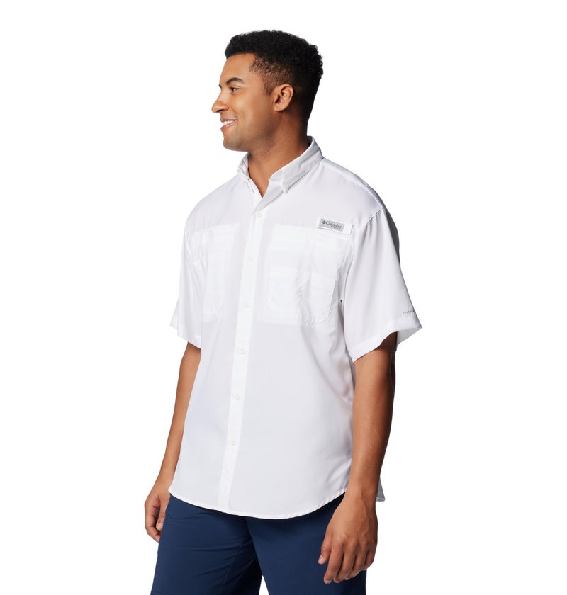 Columbia Men's Big and Tall Tamiami II SS Shirt, White, Large - Image 5
