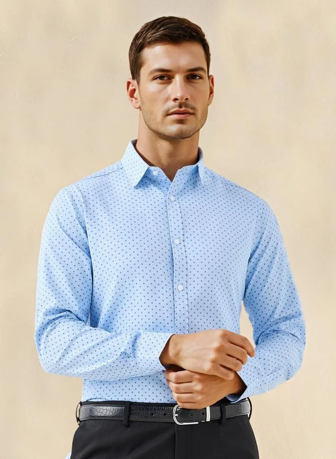 سبلاش فيڤ قميص مطبوع بقصة ضيقة