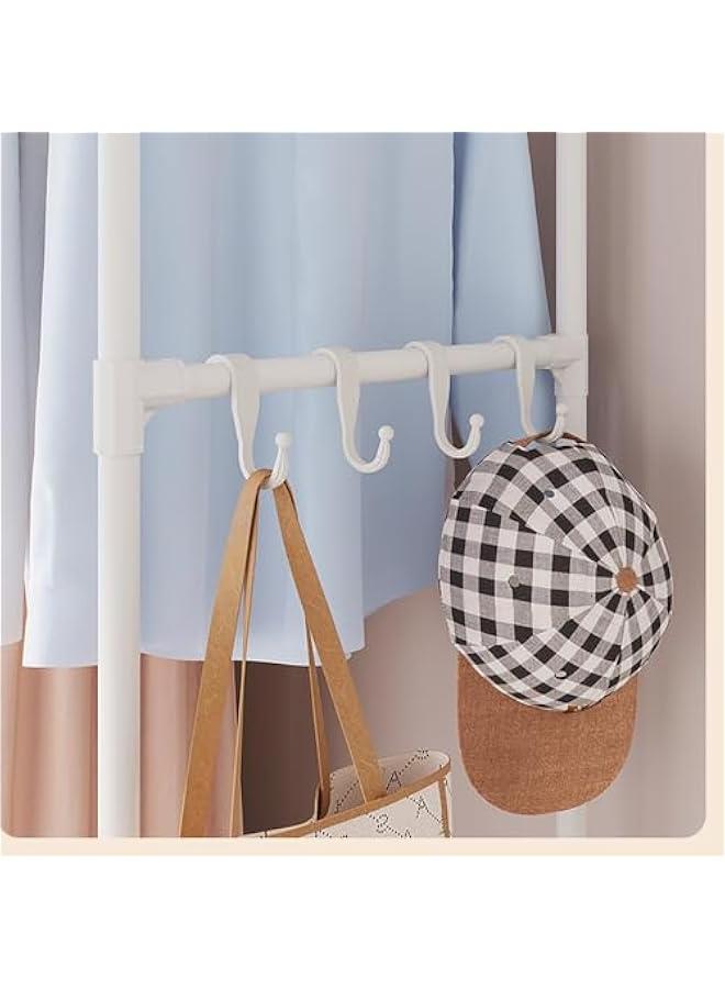 HOOKOR Clothes Rack, Clothing Rack with Storage Bag, Garment Rack, Non-woven Shelves for Shoes, Clothes Rack for Bedroom, Hallway, Entryway (28-05)  - Image 3
