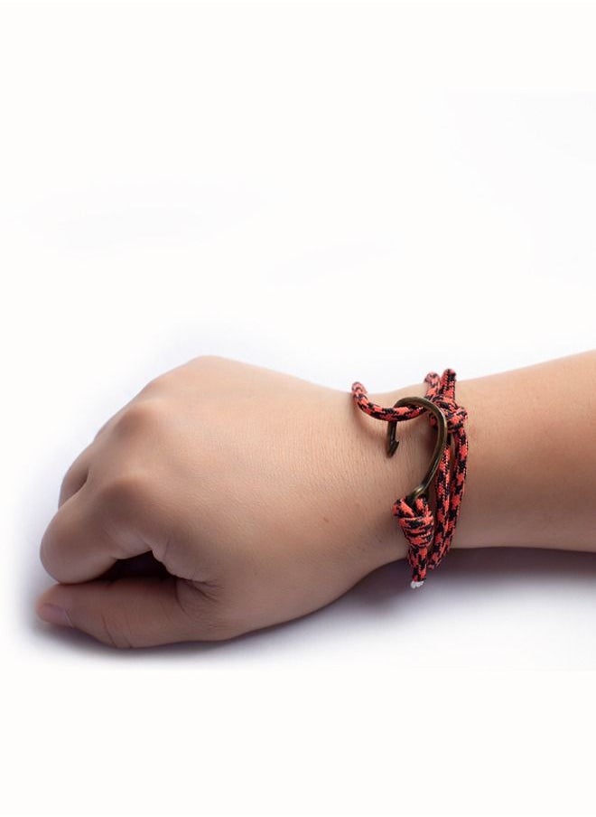 Elite Dose Round Fish Hook Nylon Rope Fashion Bracelet  - Image 2