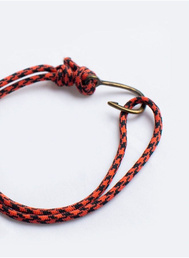 Elite Dose Round Fish Hook Nylon Rope Fashion Bracelet  - Image 1