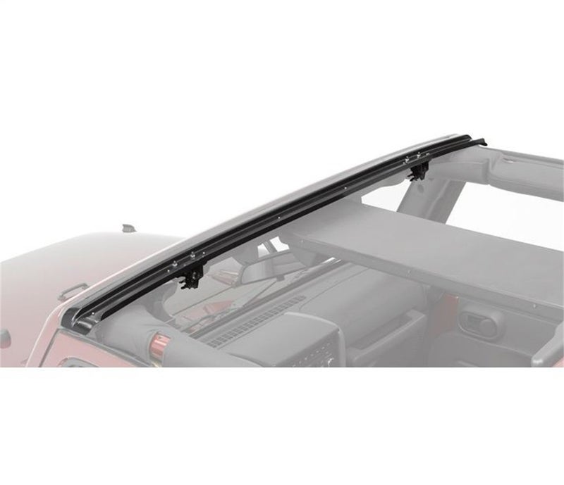 Bestop 5124301 NoDrill Header Windshield Channel for 20072018 Wrangler JK 2Door 4Door
