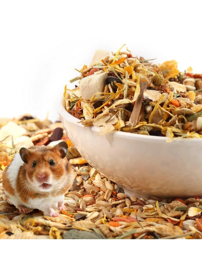 طعام فاخر للهامستر والجربوع، طعام جاف للهامستر - يدعم الهضم الصحي والأسنان الصحية، مكافآت فريدة صالحة للأكل لخنازير غينيا والهامستر والجربوع - Image 5