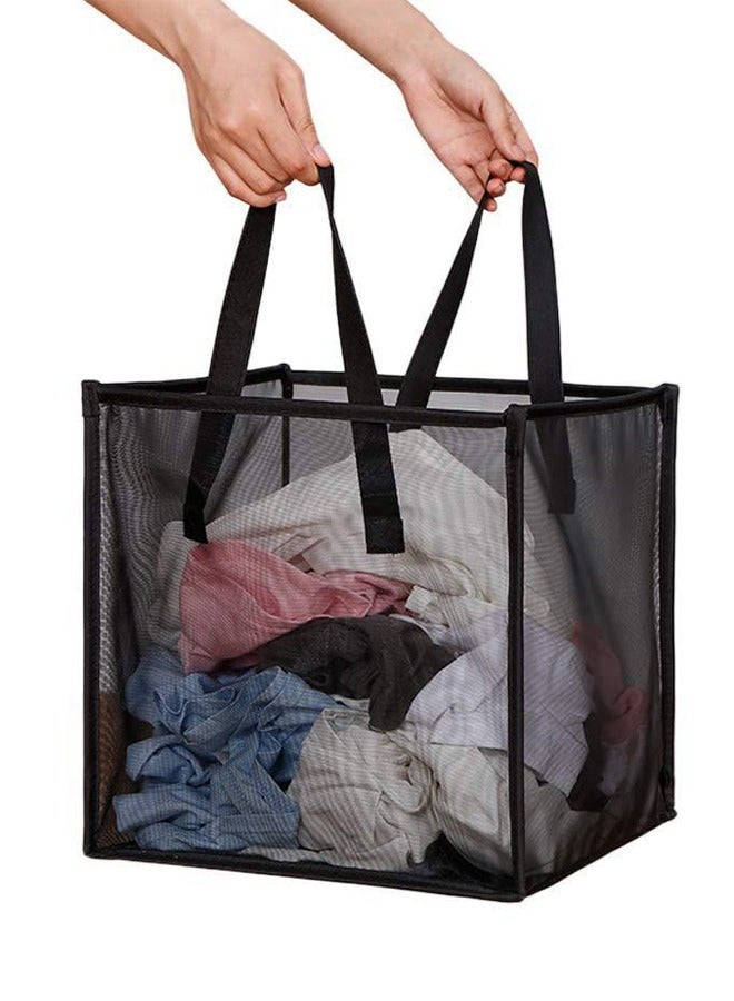 Foldable laundry basket with large capacity  - Image 1
