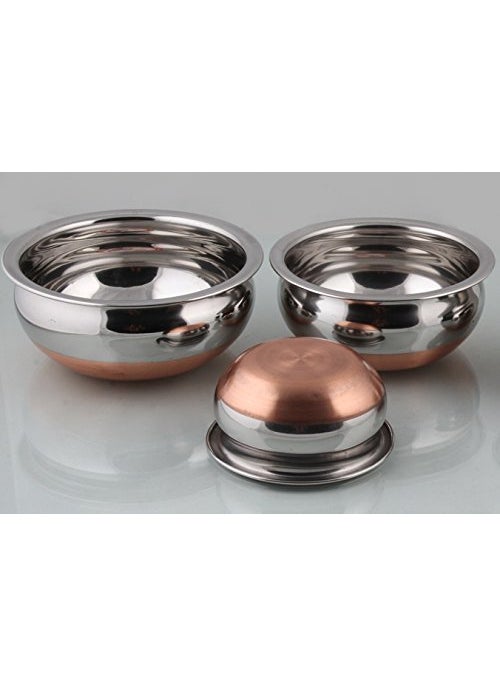 NEERA Neera Stainless Steel Serving Handi 3600ml 4 Piece Silver  - Image 3