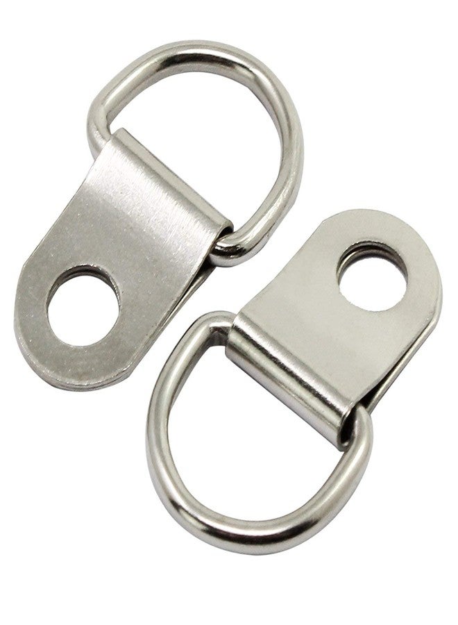 DIY Crafts Triangle Ring Picture Non-Trace Hangers Shape Single Hole Nail with Screws with Transparent Box (10 Pcs Set, Triangle Ring + Screws) - Image 3