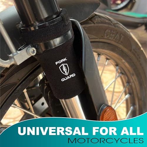 OBEROI'S TRADERS OBEROI’S Traders Universal Bike Front Shocker Fork Seal Covers | Protect Suspension Forks from Dust, Dirt, Water & Debris | Extend Shocker Life & Ensure Smooth Performance for All Motorcycle - Image 2