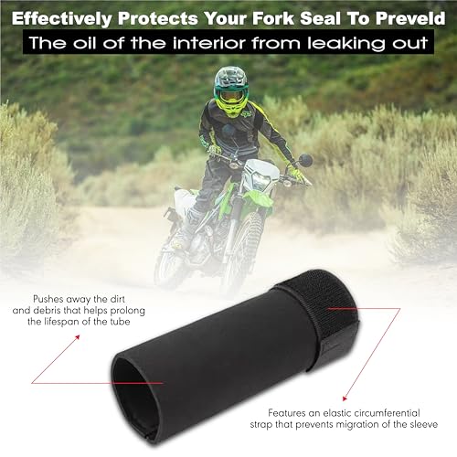 OBEROI'S TRADERS OBEROI’S Traders Universal Bike Front Shocker Fork Seal Covers | Protect Suspension Forks from Dust, Dirt, Water & Debris | Extend Shocker Life & Ensure Smooth Performance for All Motorcycle - Image 4