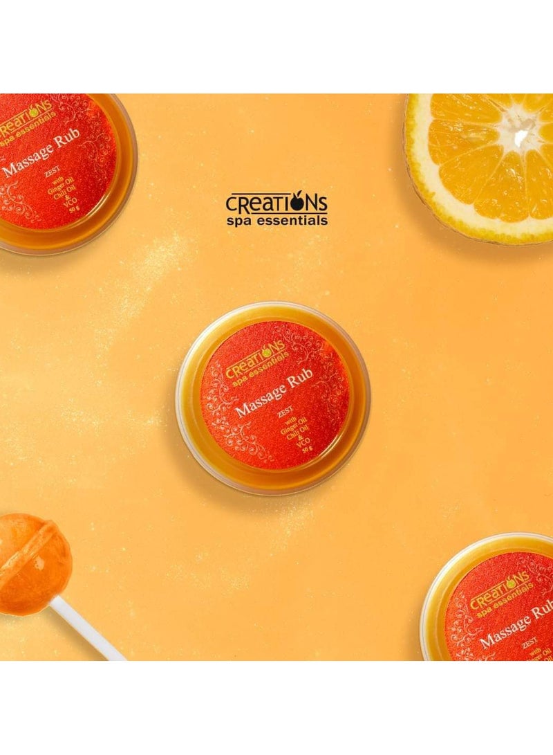 creation Massage Rub with Ginger Oil Chili Oil,50g - Image 4