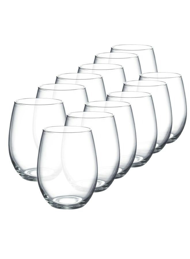 LOFT Glass Water Cup Set of 6 Clear ,D8XH10.3CMS-154792 - Image 5