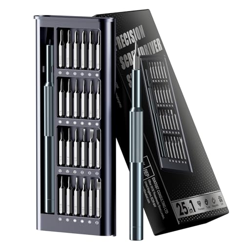 NSZETZ 25-in-1 Precision Screwdriver Set, Professional Mini Repair Tool Kit with Magnetic Drivers for Macbook, Laptop, Phone, Watch, Glasses, Ring Doorbell, Electronics, Small Gadget Gift for Men - Image 1