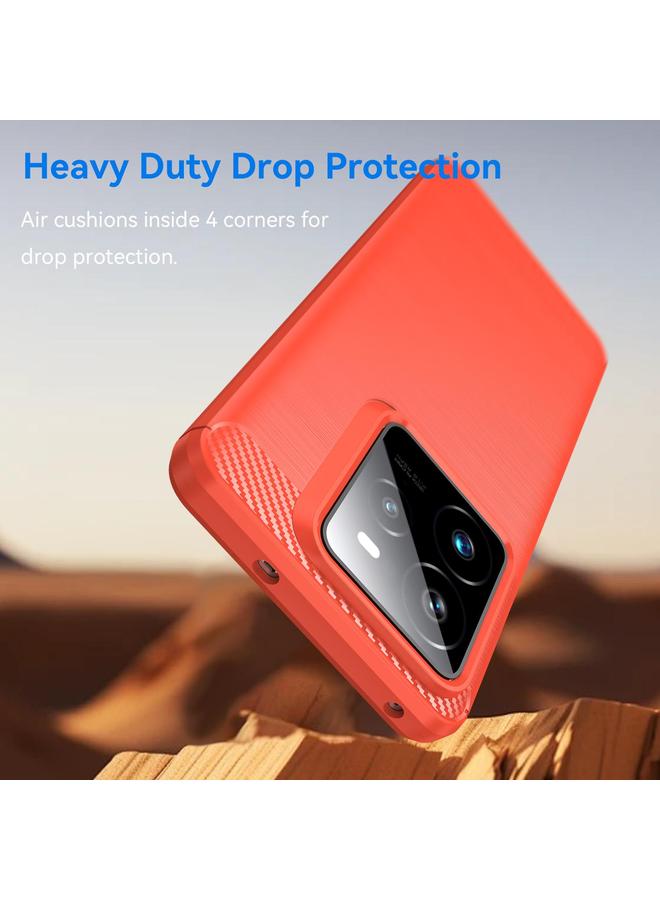 S-TOP Case For Realme GT 7 Pro Carbon Fiber Brushed Texture TPU Phone Case - Image 3