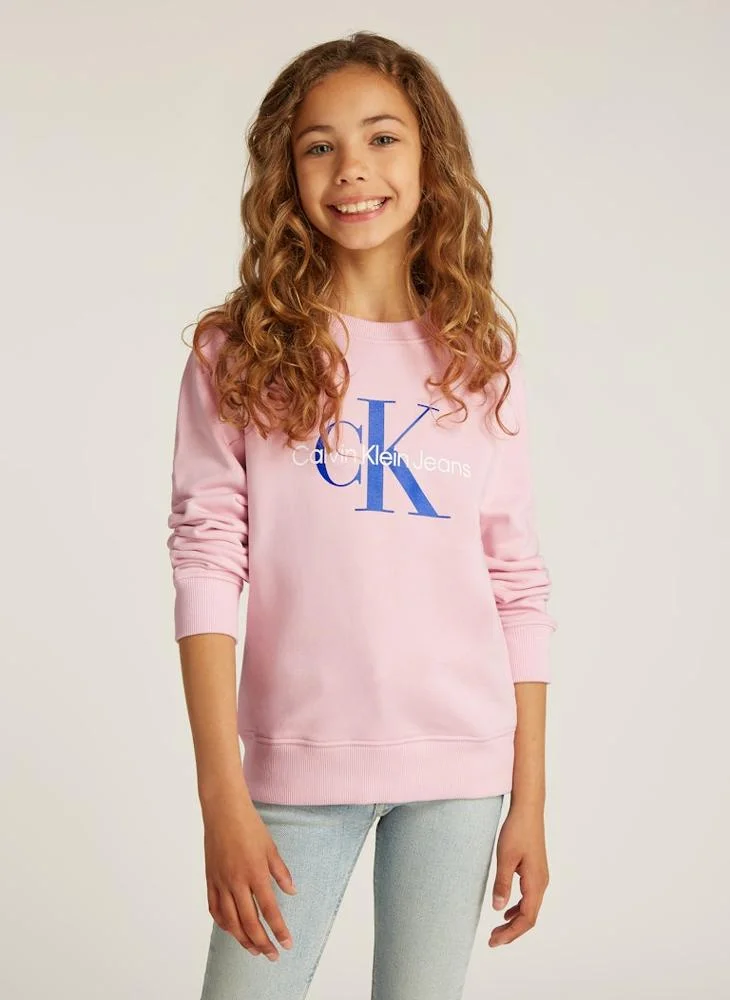 كالفن كلاين جينز Kids Graphic Logo Sweatshirt