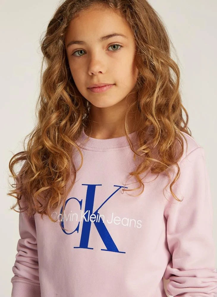 Calvin Klein Jeans Kids Graphic Logo Sweatshirt
