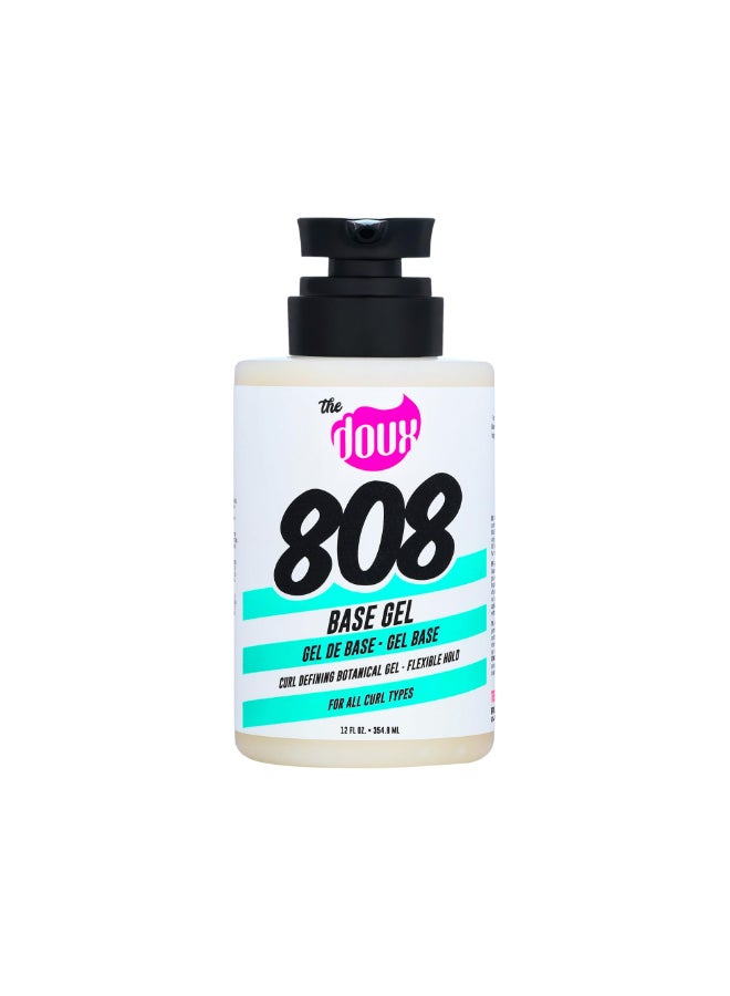 THE DOUX جل تحديد تجاعيد الشعر الطبيعي دوكس 808 بقاعدة متوسطة الثبات مع العسل والألوة وجذر الخطمي معزز تجاعيد مضاد للتجاعيد لتصفيف الشعر وغسل الشعر وتصفيفات التويست لجميع أنواع التجاعيد. - Image 2