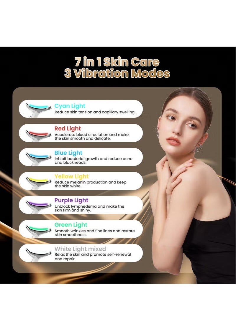 XUNXI-Neck beauty instrument, reduce neck lines, neck care, face lifting and firming, remove wrinkles beauty instrument - Image 3