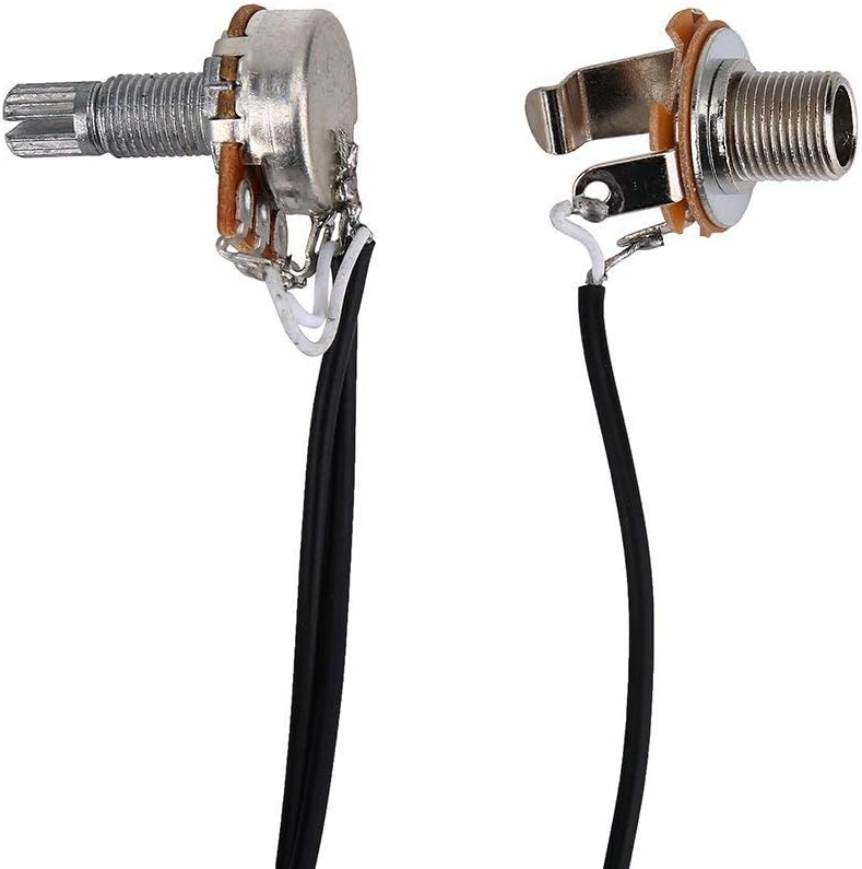 ONWON Onown Pickup Wiring Kit - Piezo 50mm Sensitive Transducer Pickups Prewired Amplifier with 6.35mm Output Jack for Cigar Box Guitars and Acoustic Instruments - Image 4