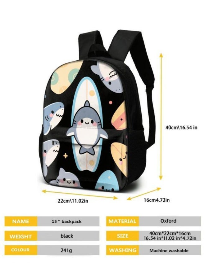 Generic [Super new special offer] Cartoon theme bag three-piece set | double-shoulder + hand-held + storage pen bag | gift self-use good-looking - 160  - Image 5