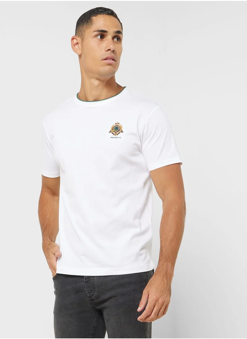 Hackett Logo Crew Neck T-Shirt
