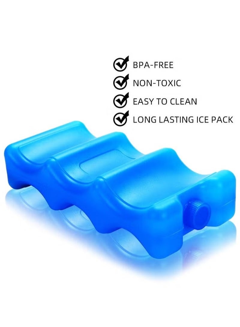 2-Pieces Reusable Ice Packs for Breastmilk Storagefor Breastfeeding Working Mom - Image 2