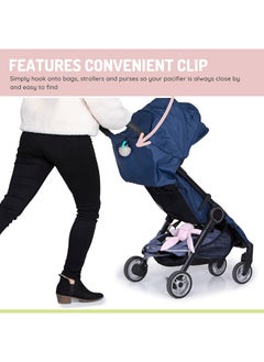 melii Pack Of 2 Pacifier Pod, Grey  - Image 5
