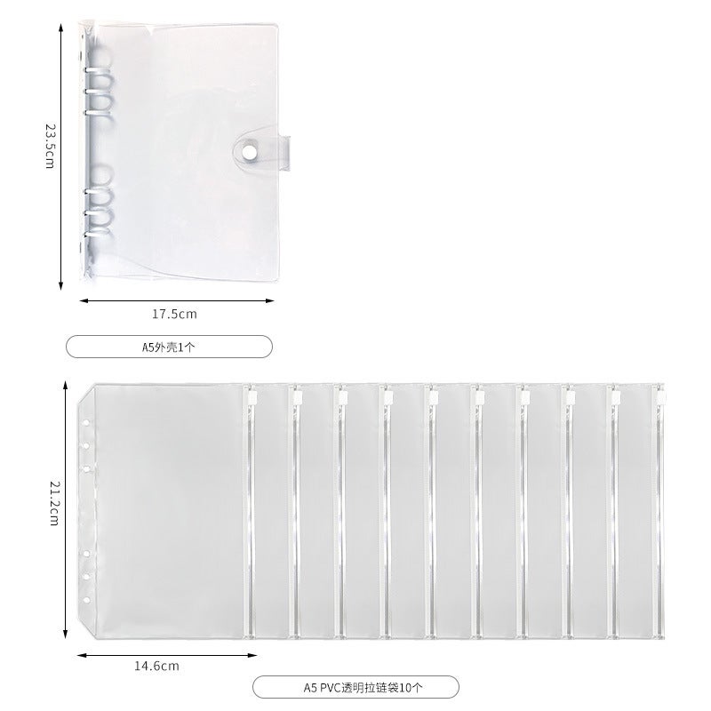 Manufacturers Household Documents Household Registration Book Vaccine Book Baby Birth Certificate Portable Passport Loose-Leaf Book Storage Folder - Image 1