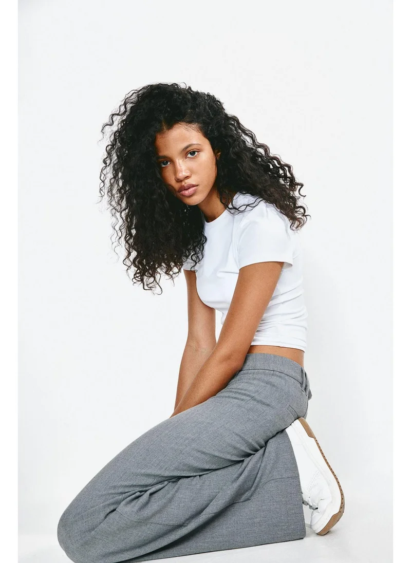 H&M Wide tailored trousers