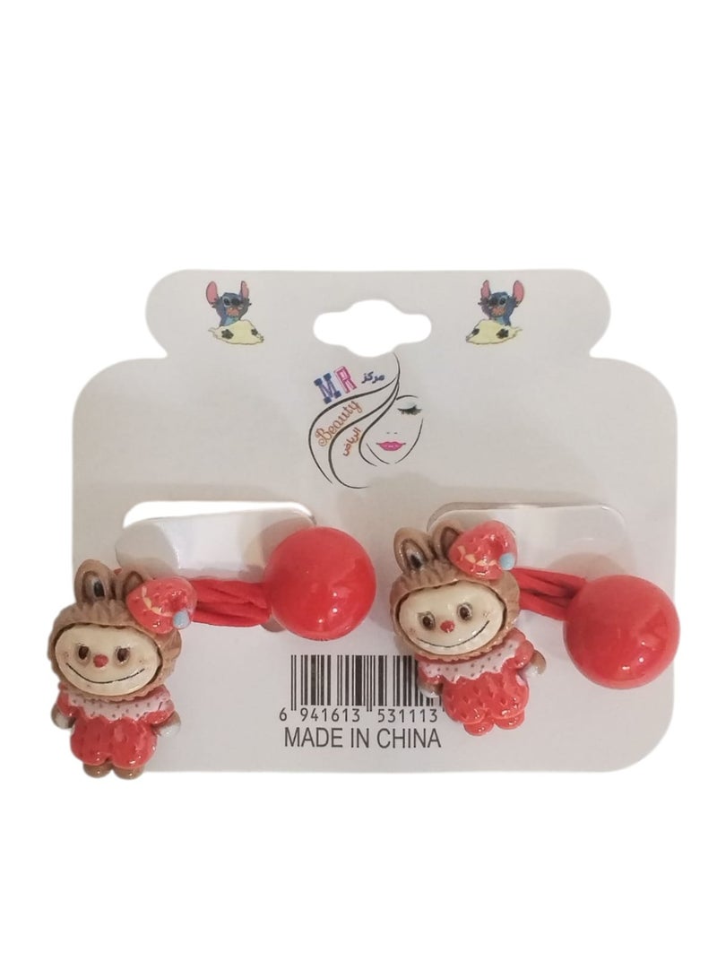 مزايا ربطات شعر ملون 24قطعه - Image 3