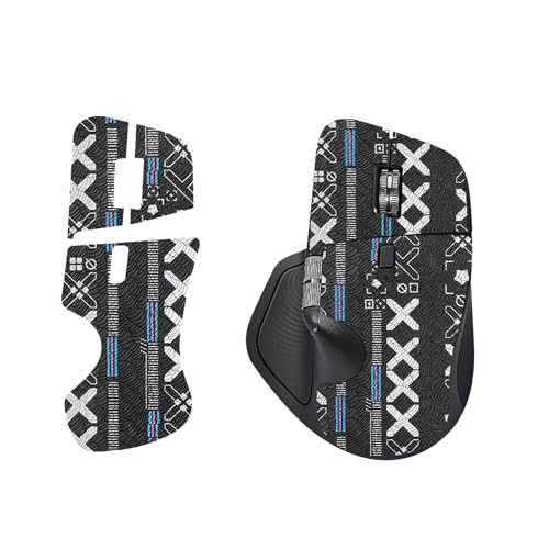 NOUKAJU Mouse Grip Tape Full Coverage for Logitech MX Master 4, Mouse Anti Slip Grip Tape,Self-Adhesive PreCut Sweat-Resistant Professional Mice Upgrade Kit(Black) - Image 1