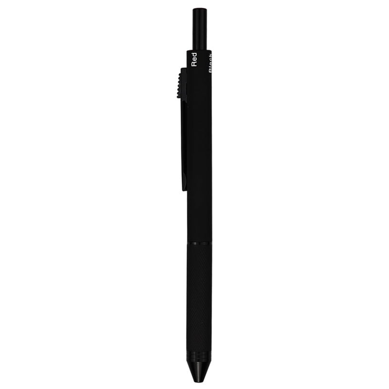 DUNBONG 4 in 1 Multicolor pen, Metal Cased Multifunction Pen, 0.5mm Mechanical Pencil, Red, Blue and Black, 1-Count (Black) - Image 2
