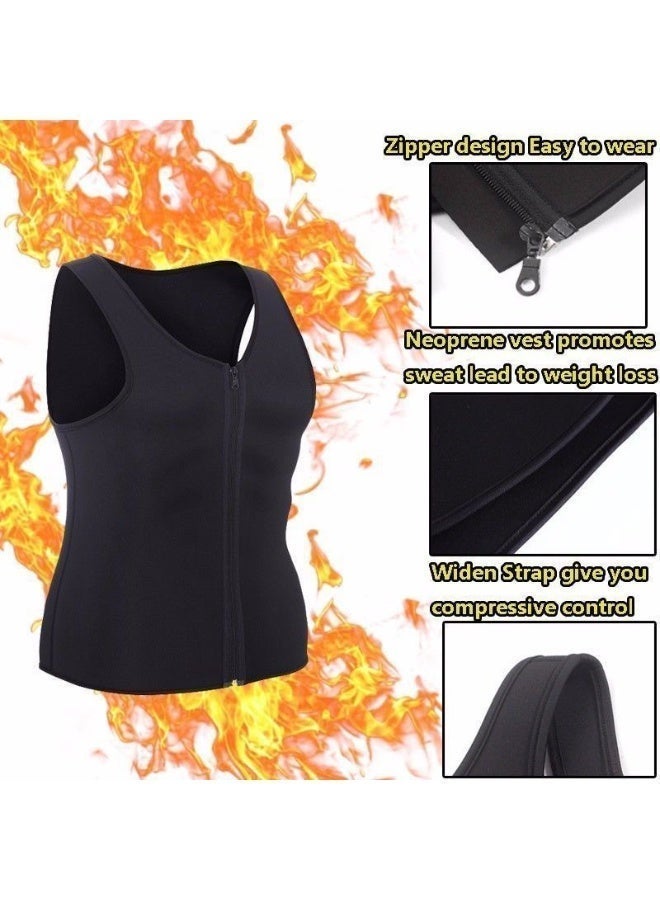 فوريول بدلة تنحيف الجسم للرجال، سترة ساونا، سترة عرقية، ملابس داخلية لتخفيف الوزن، قميص لحرق الدهون، tops رياضية لتمارين اللياقة البدنية، ملابس شكل الجسم. - Image 3