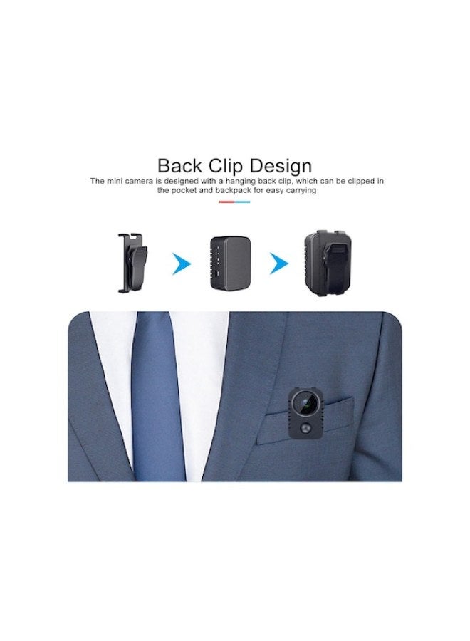 MD29 camera human body sensing recorder night vision infrared back clip camera 1080P wide-angle card insertion video camera - Image 5