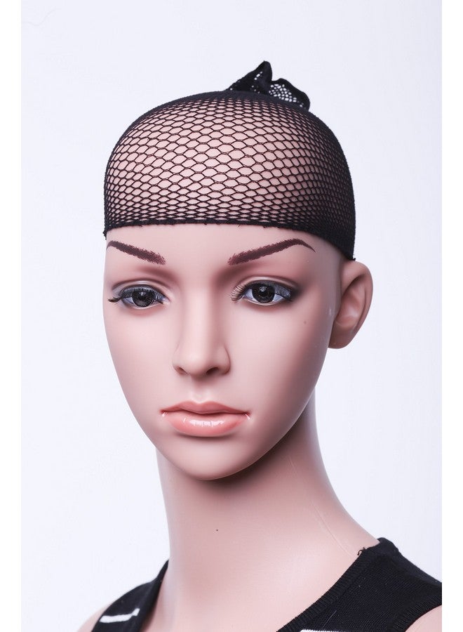 SWACC 11” Women Short Straight Synthetic Bob Wig Candy color Cosplay Wig Anime Costume hairpiece for Party with Wig Cap (Black-11) - Image 4