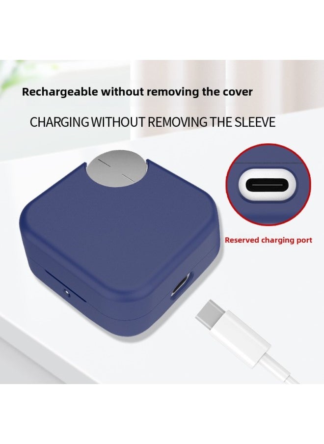 Generic Suitable For CMF BY Nothing Buds Pro2 Headphone Cover Silicone Cover Anti-fall And Dustproof Charging Compartment Case-Color:White-Model:CMF BY Nothing Buds Pro2  - Image 3