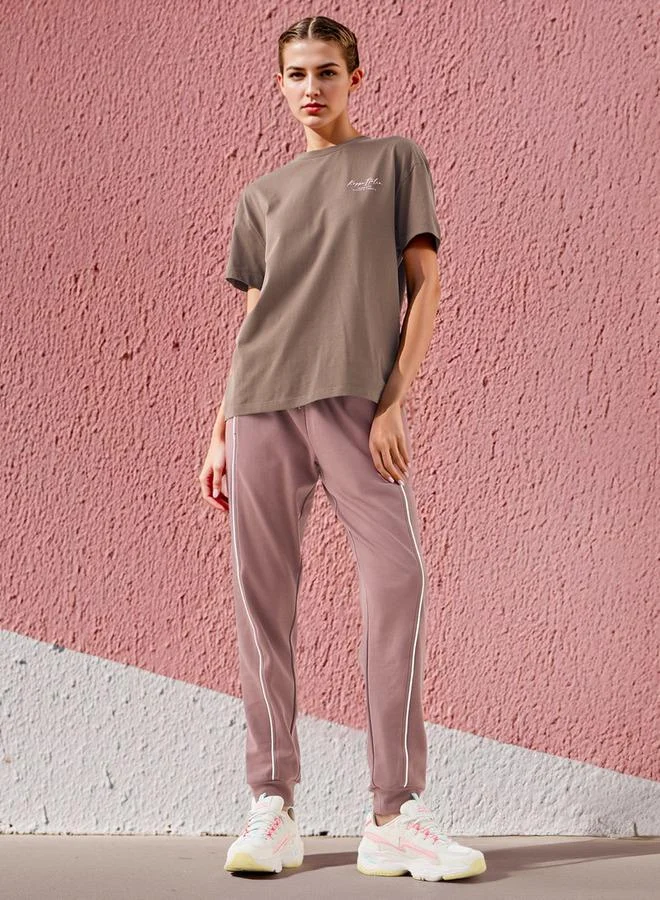 Kappa Kappa Graphic Print T-shirt with Crew Neck