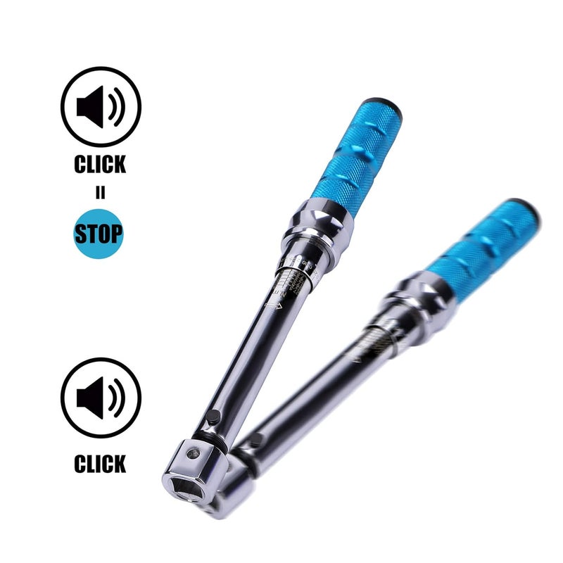 COTOUXKER Adjustable Torque Wrench, 5 to 30 Nm 30mm Open End Torque Wrench with Click and Changeable Head for Hvac Mini Split and Refrigeration System - Image 4