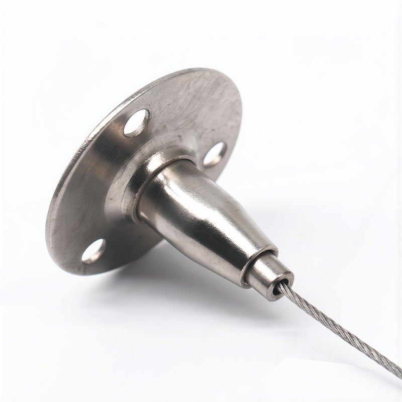 Stainless Steel Wire Hanging Rope 1.5mm Dia 0.5m Disc Mount Heavy Duty for Sign Light - Image 3